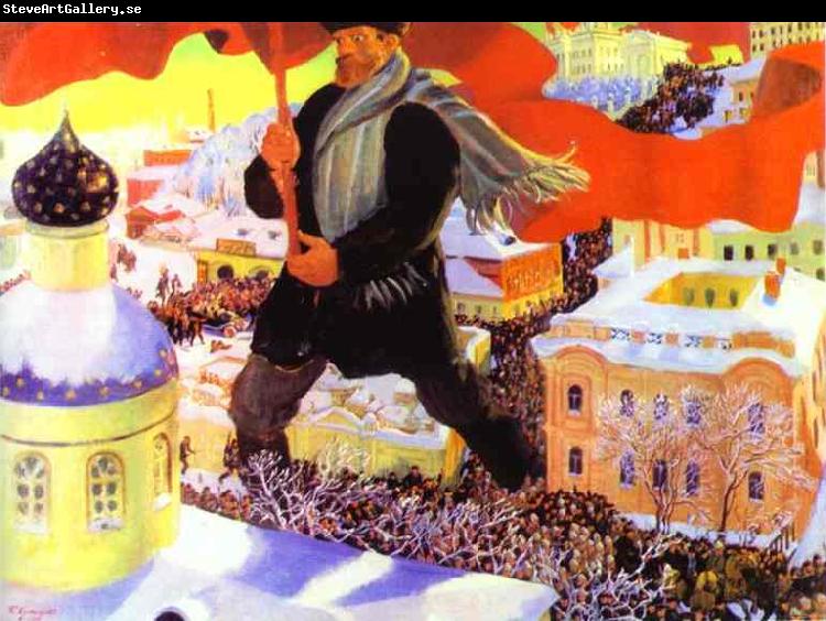 Boris Kustodiev Bolshevik